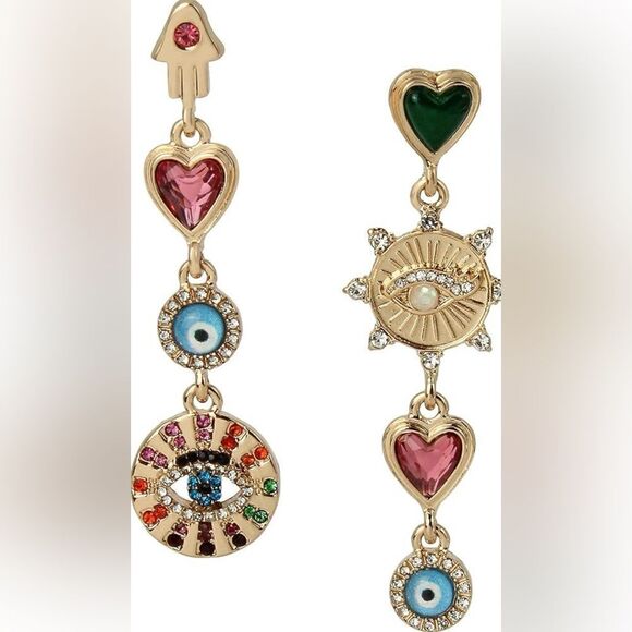 Betsey Johnson Jewelry - Statement drop earrings N642